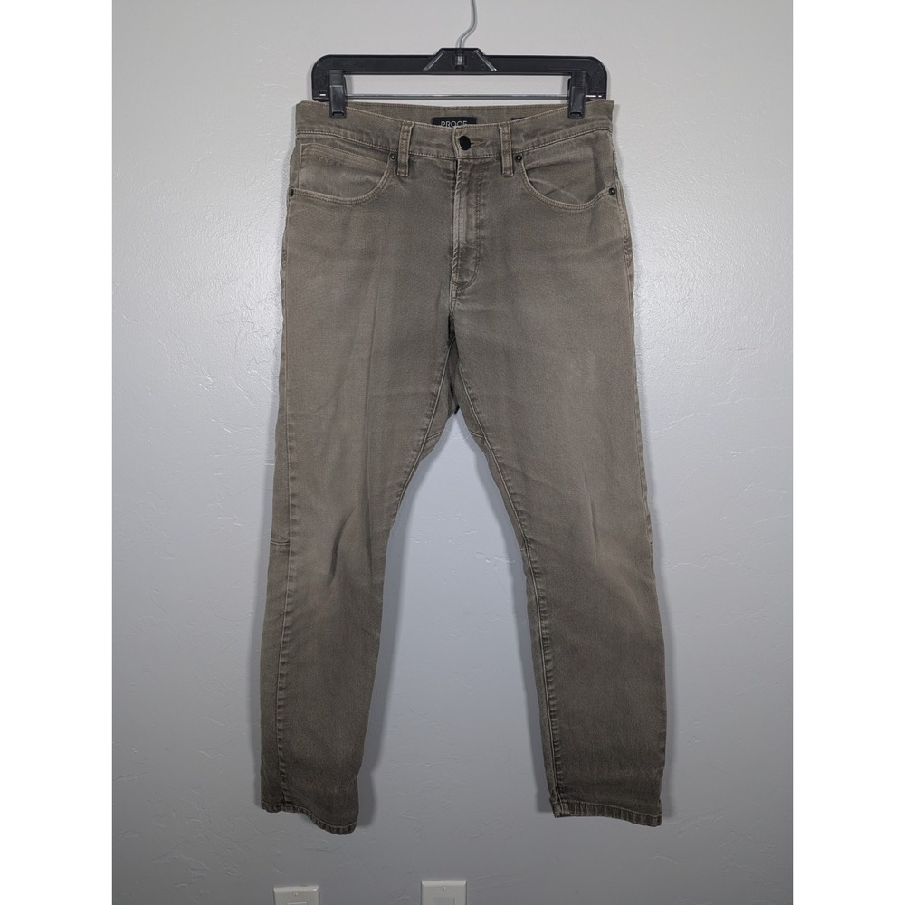 Proof‎ Jeans Mens 28x30 Green Rover HB Slim Fit Denim Pants Huckberry Stretch